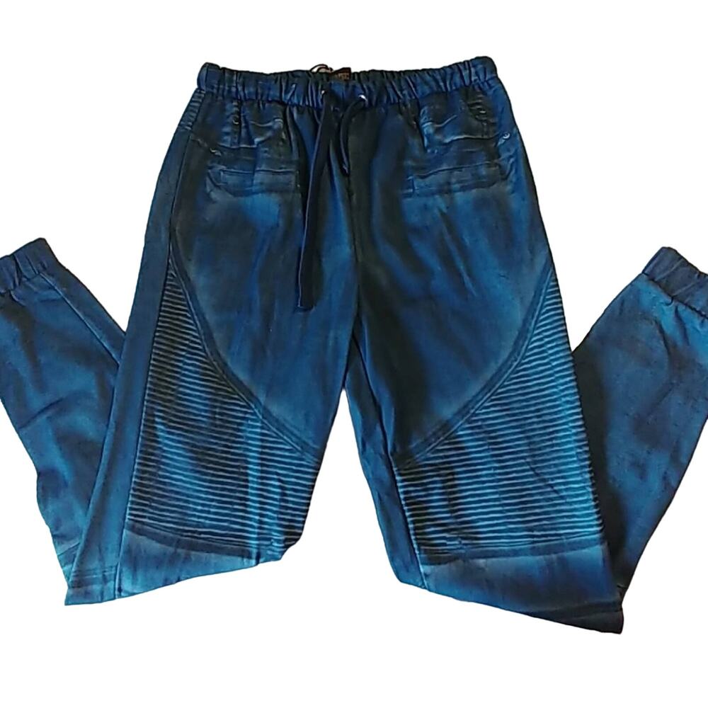 The Holy Couture Joggers Urban Streetwear Indigo Large
